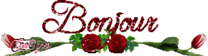 Gif animé bonjour